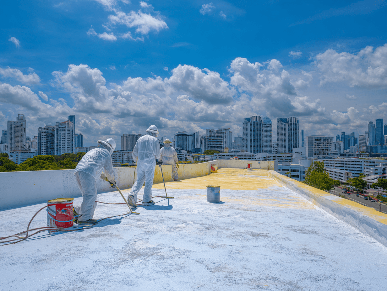 Roof waterproofing in Singapore