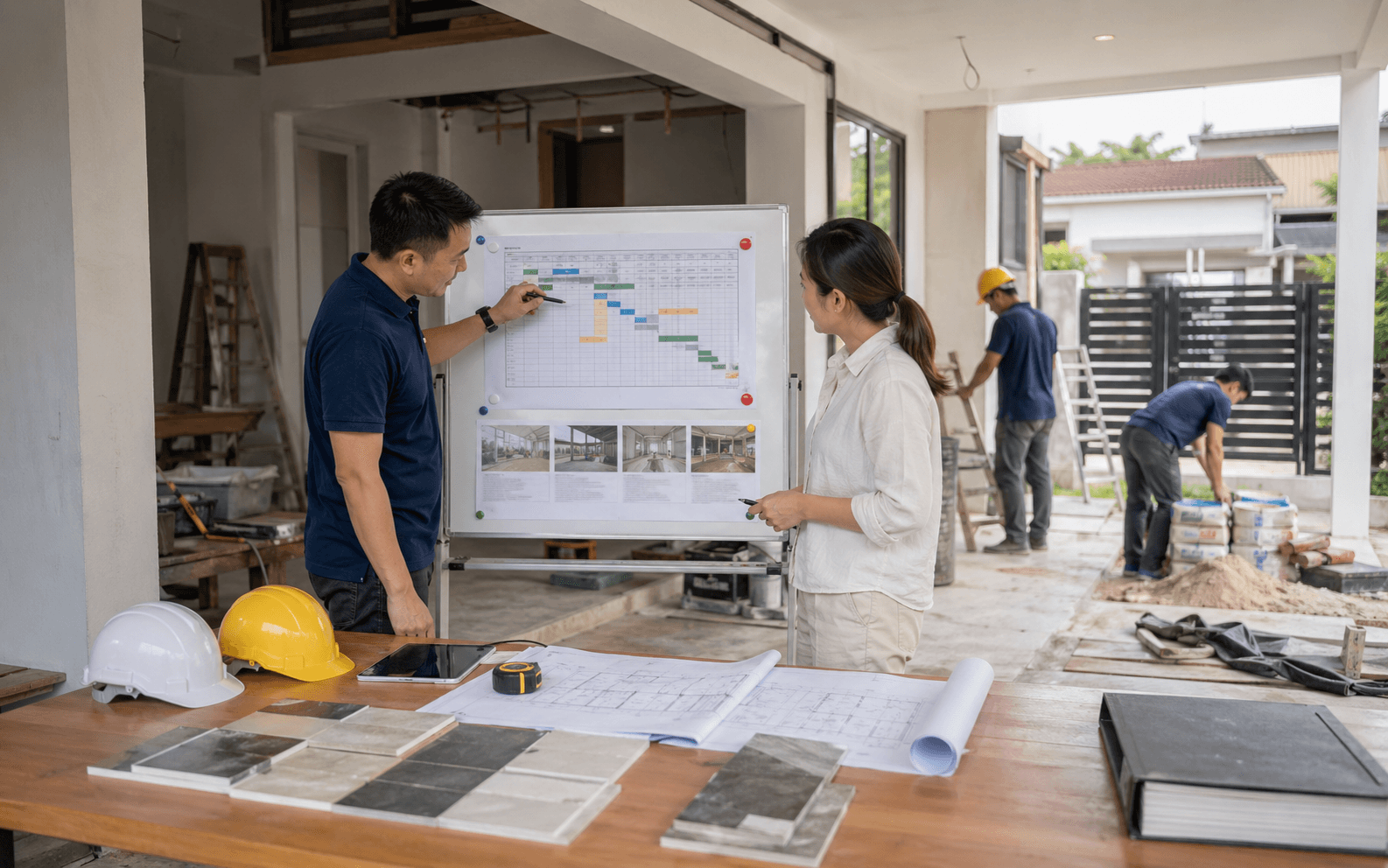 Landed renovation timeline and permit planning discussion