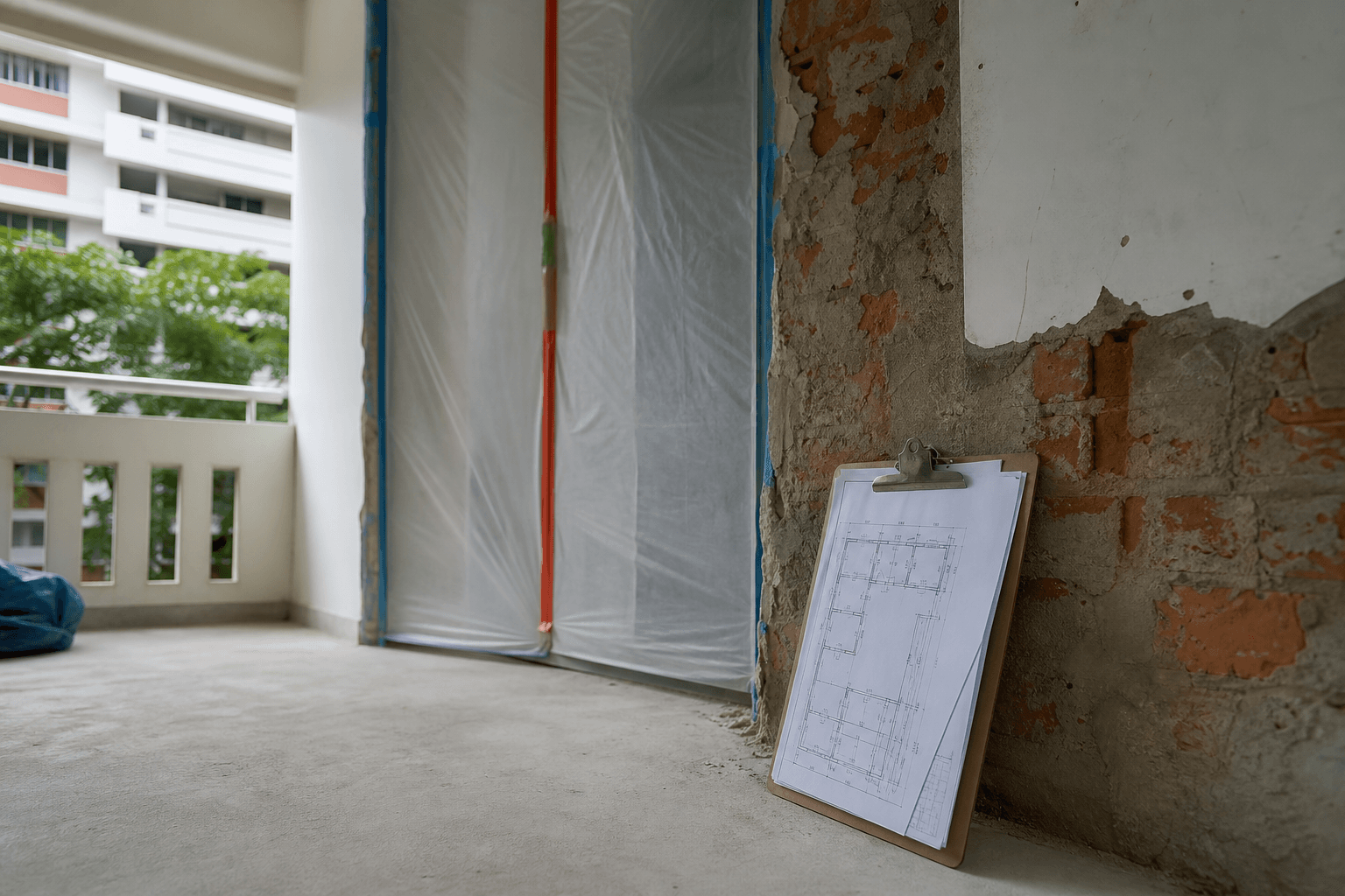 HDB renovation rules and planning documents in Singapore