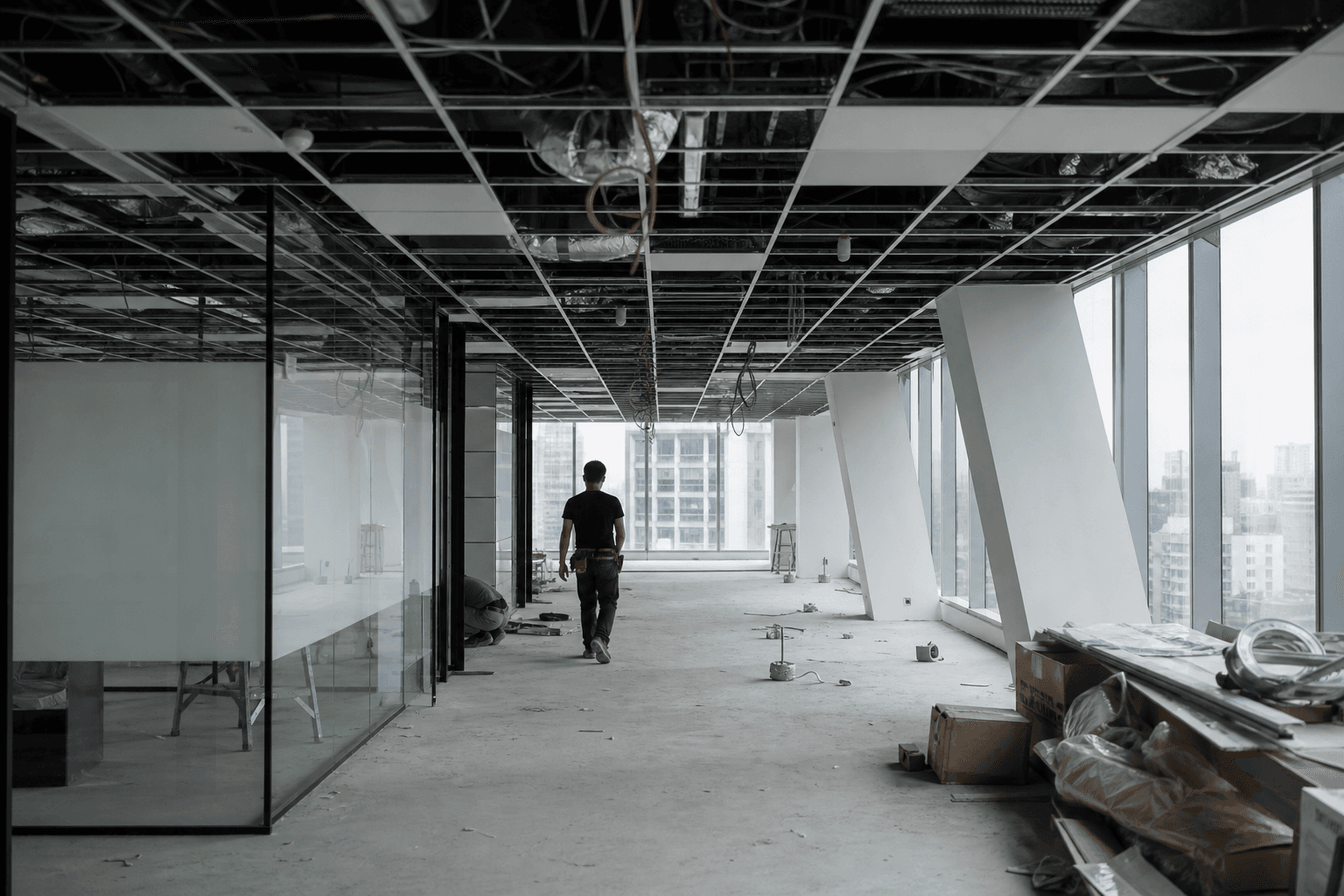 Commercial office fit-out renovation in Singapore