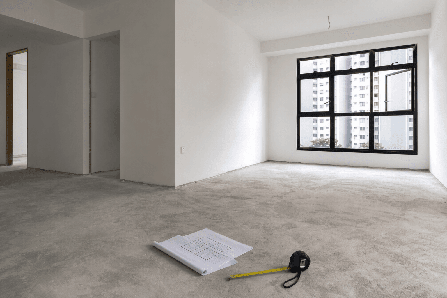 New BTO flat being renovated in Singapore