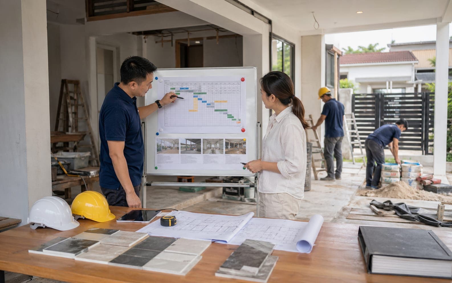 Landed renovation timeline and permit planning discussion